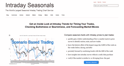 Desktop Screenshot of intradayseasonals.com